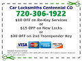 Car Locksmith Centennial